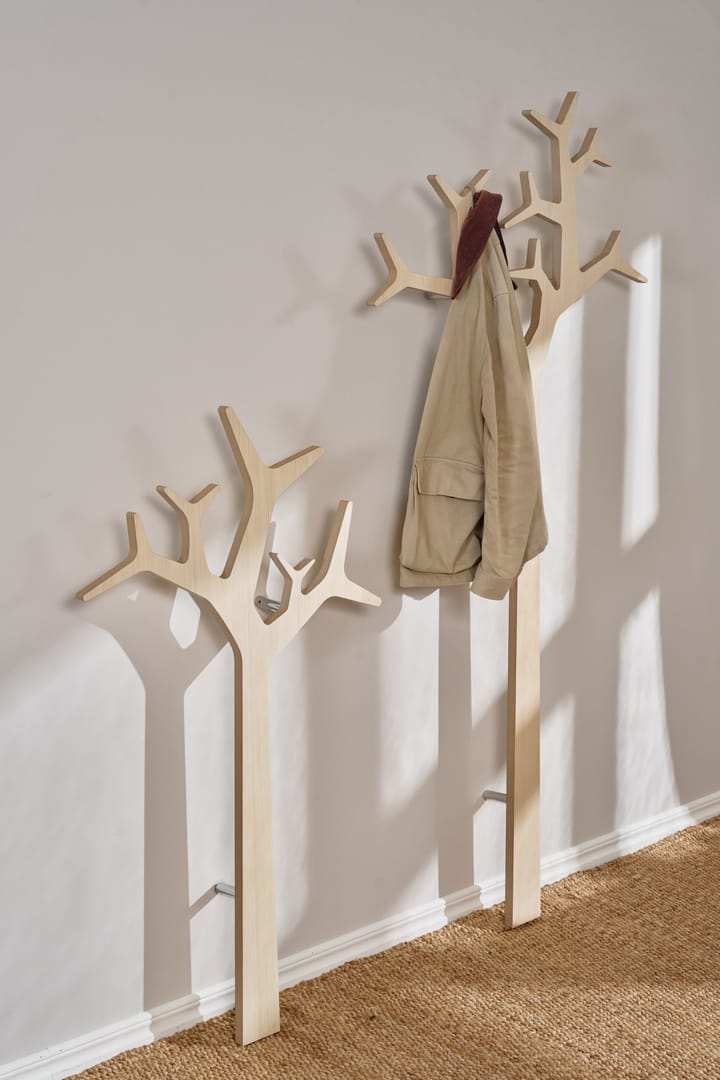 Patère murale Tree Wall Special Edition 194 cm, Pin blanchi Swedese