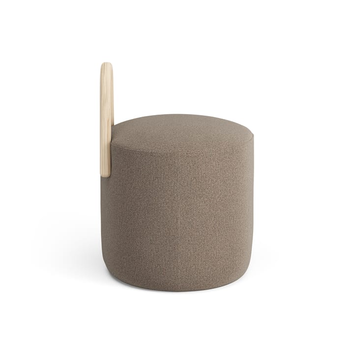 Petit pouf Amstelle frêne peinture naturelle, Main Line flax 23 Swedese