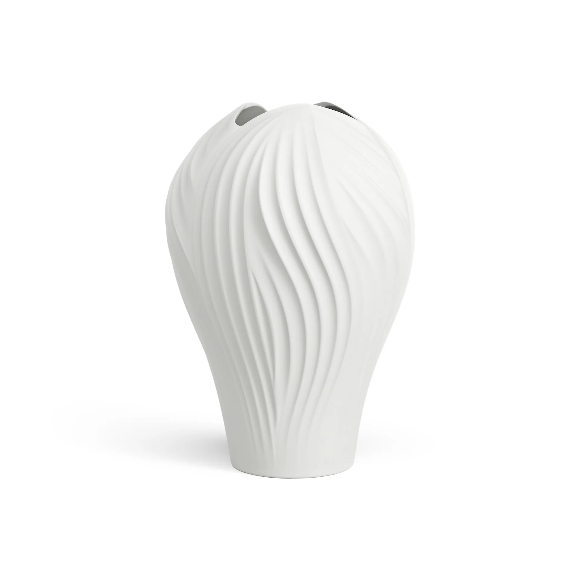 Petit vase Anna 27 cm, Blanc Swedese