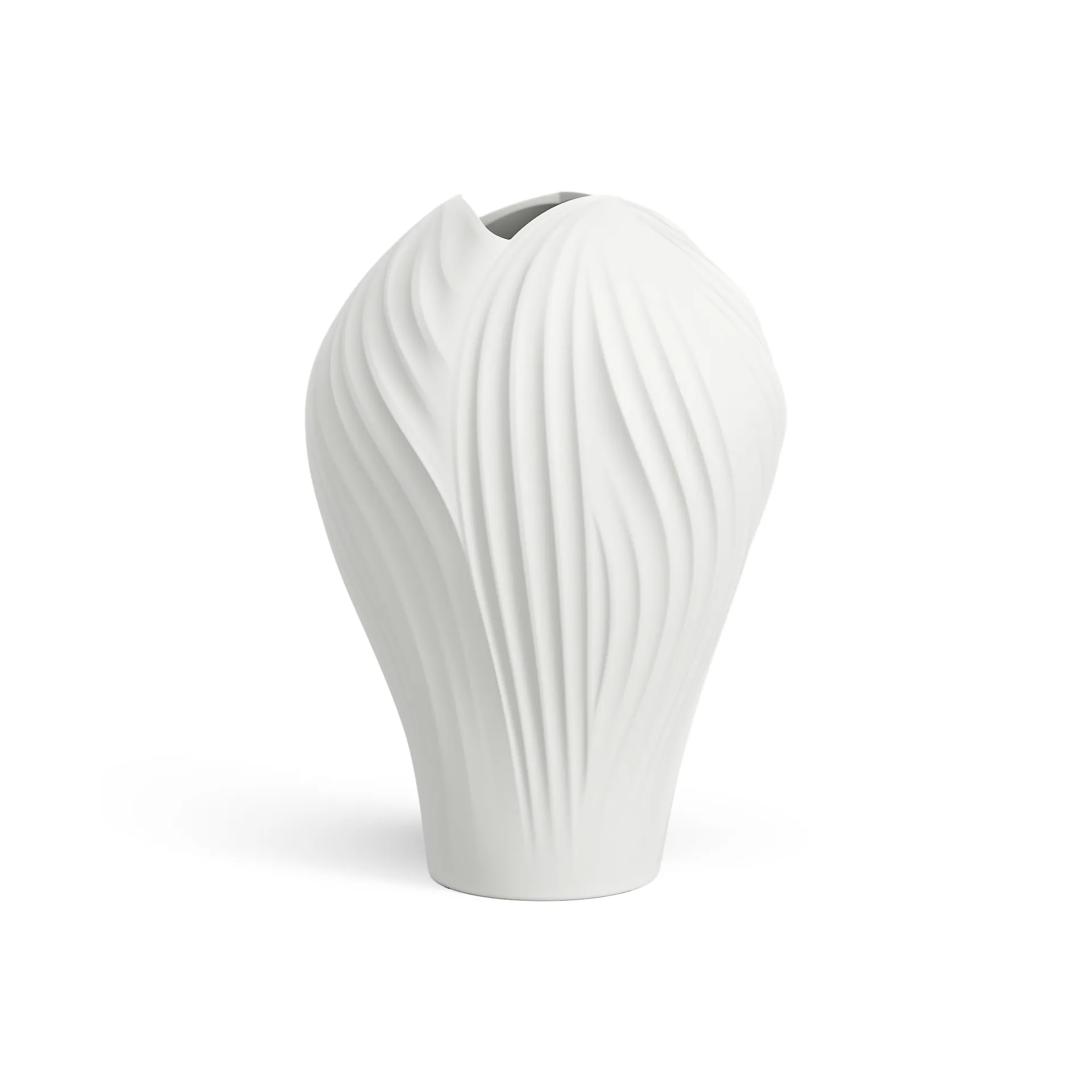 Petit vase Anna 27 cm, Blanc Swedese