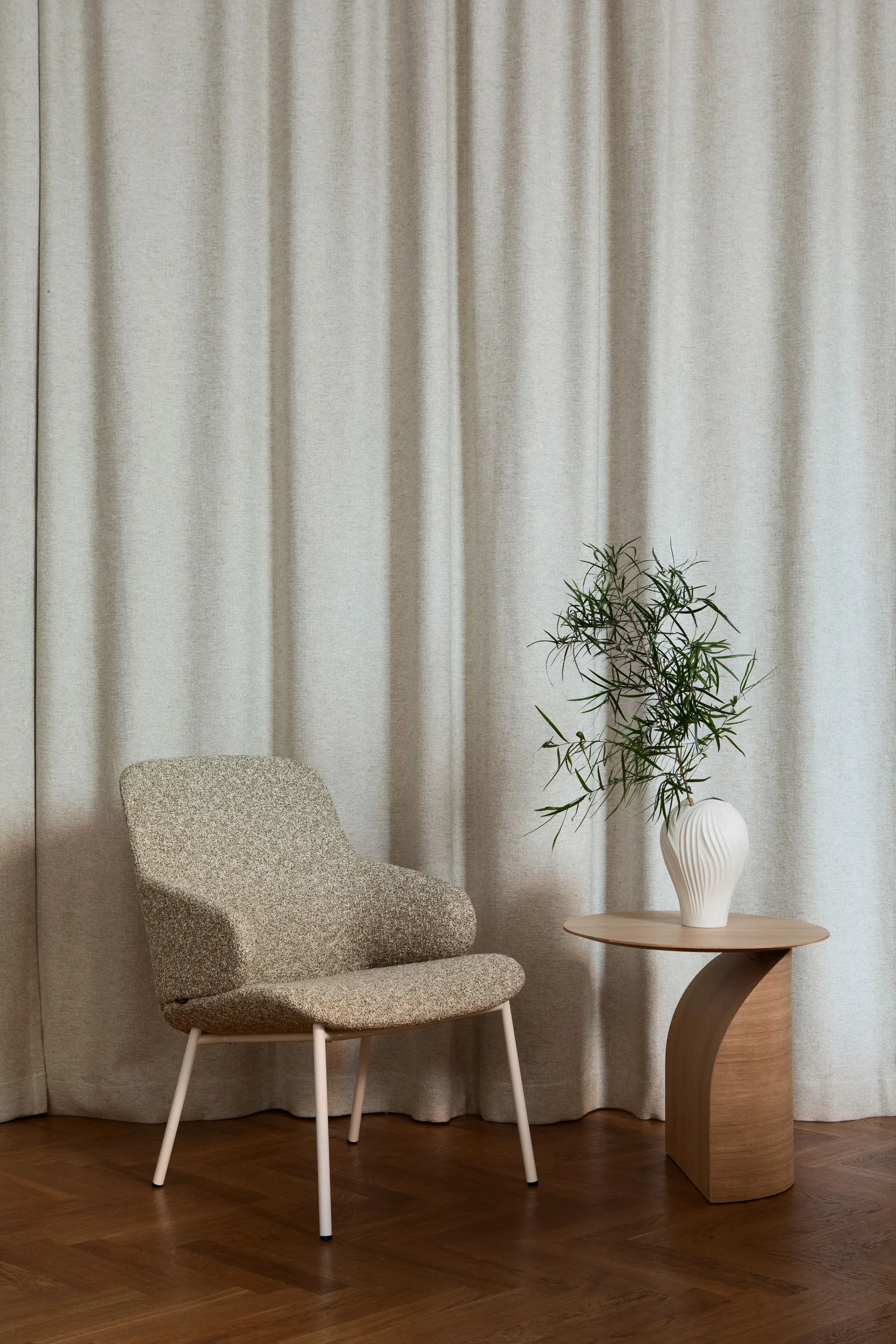 Petit vase Anna 27 cm, Blanc Swedese