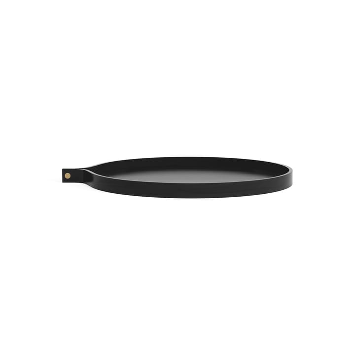 Plateau Comma Ø52 cm, Frêne noirci Swedese