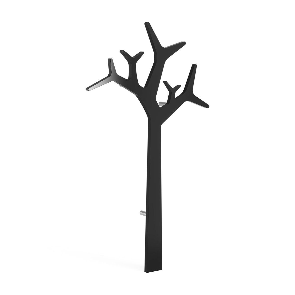 Swedese Porte-manteau mural Tree 134 cm Noir | Design Scandinave | Cintres & portants | Noir