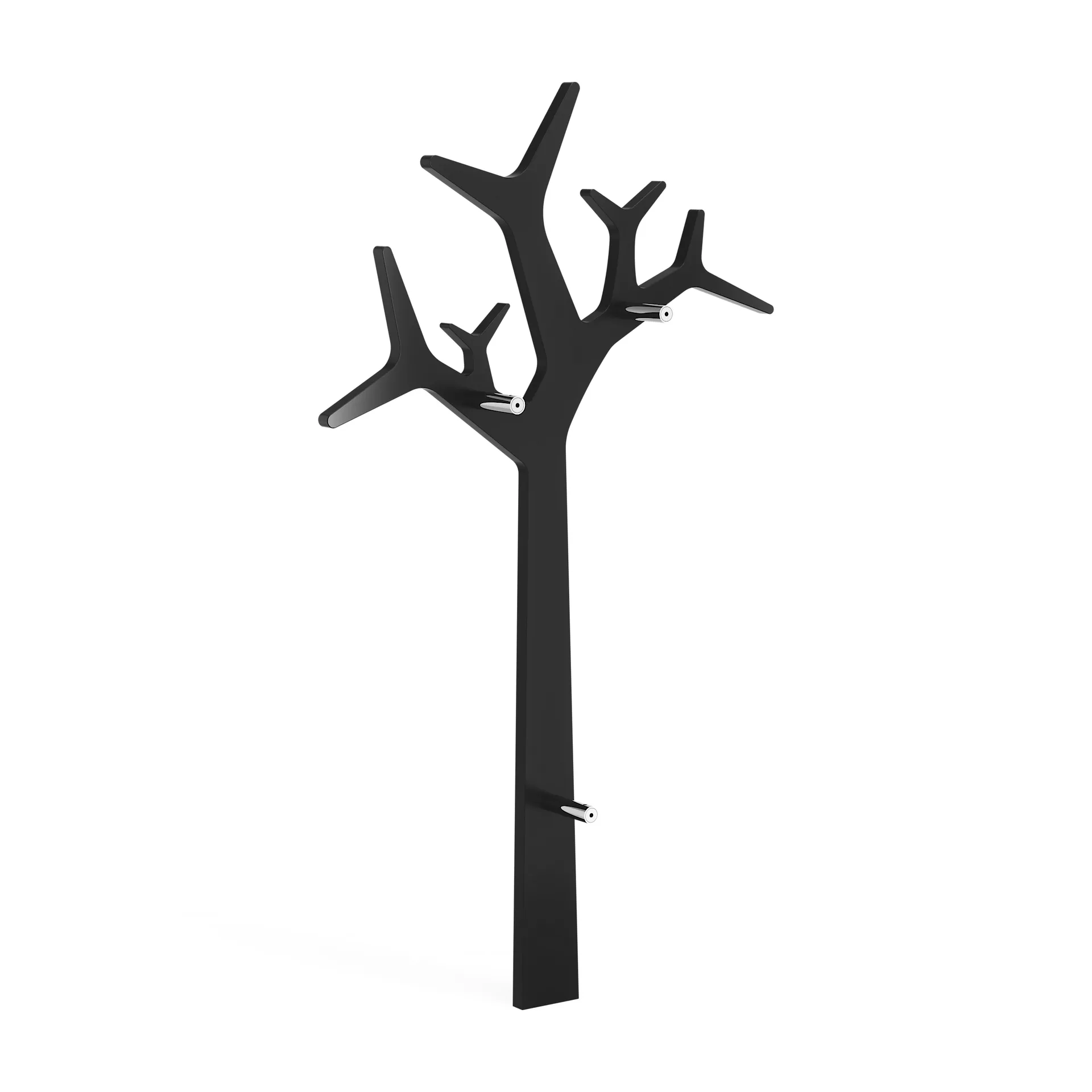 Porte-manteau mural Tree 134 cm, Noir Swedese