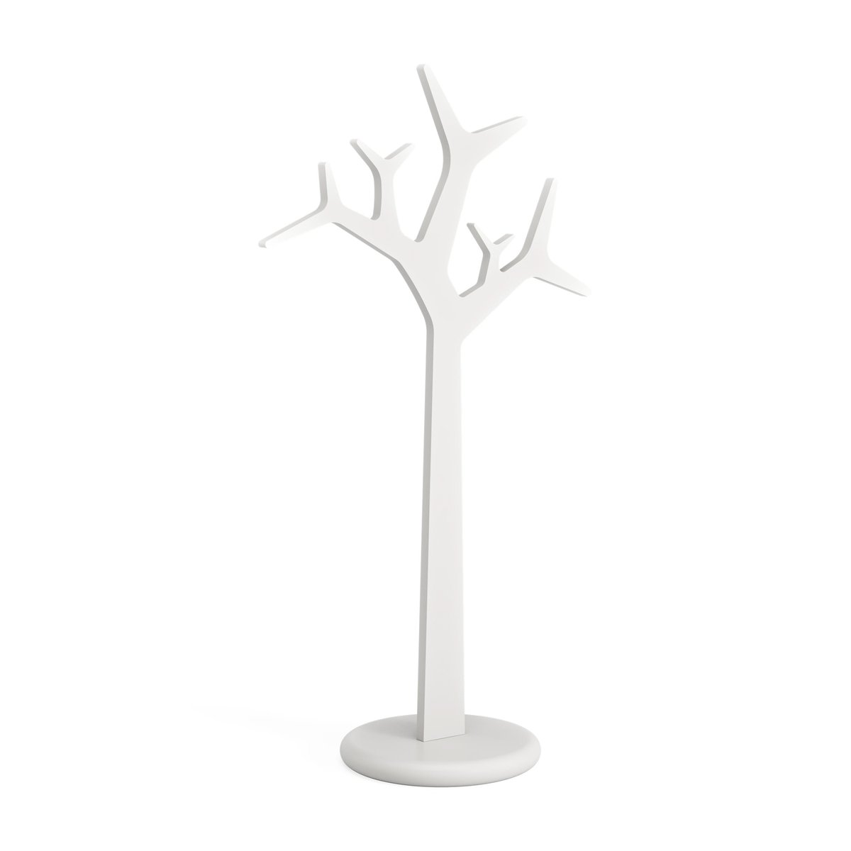 Swedese Porte-manteau Tree 134 cm Blanc | Design Scandinave | Cintres & portants | Blanc