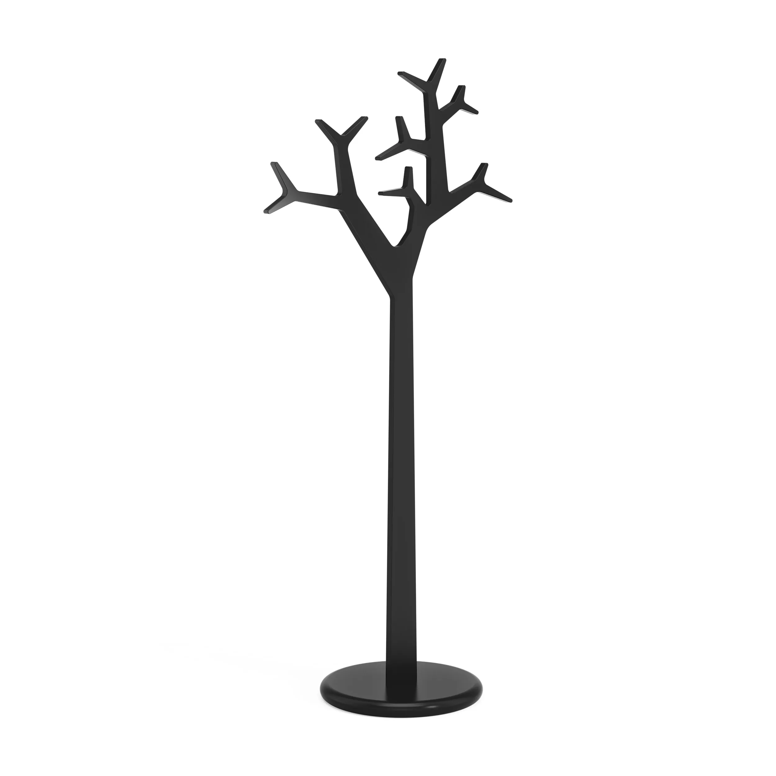Portemanteau Arbre Design 3 Hauteurs (177, 140 Ou 103 Cm) - 8 Branches, En Bois D'hévéa Et MDF, Montage Sans Outil