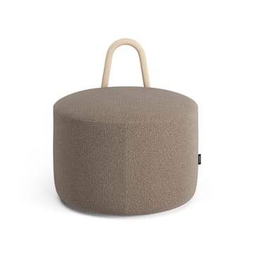 Pouf moyen avec roues Amstelle chêne peinture naturelle - Main Line flax 23 - Swedese