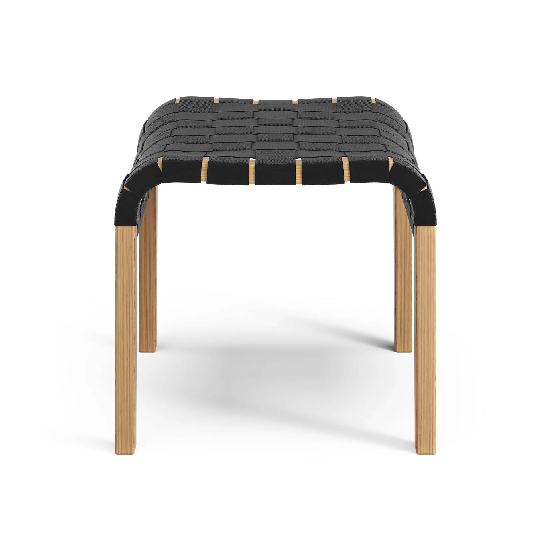 Repose-pieds Primo chêne huilé, Noir Swedese