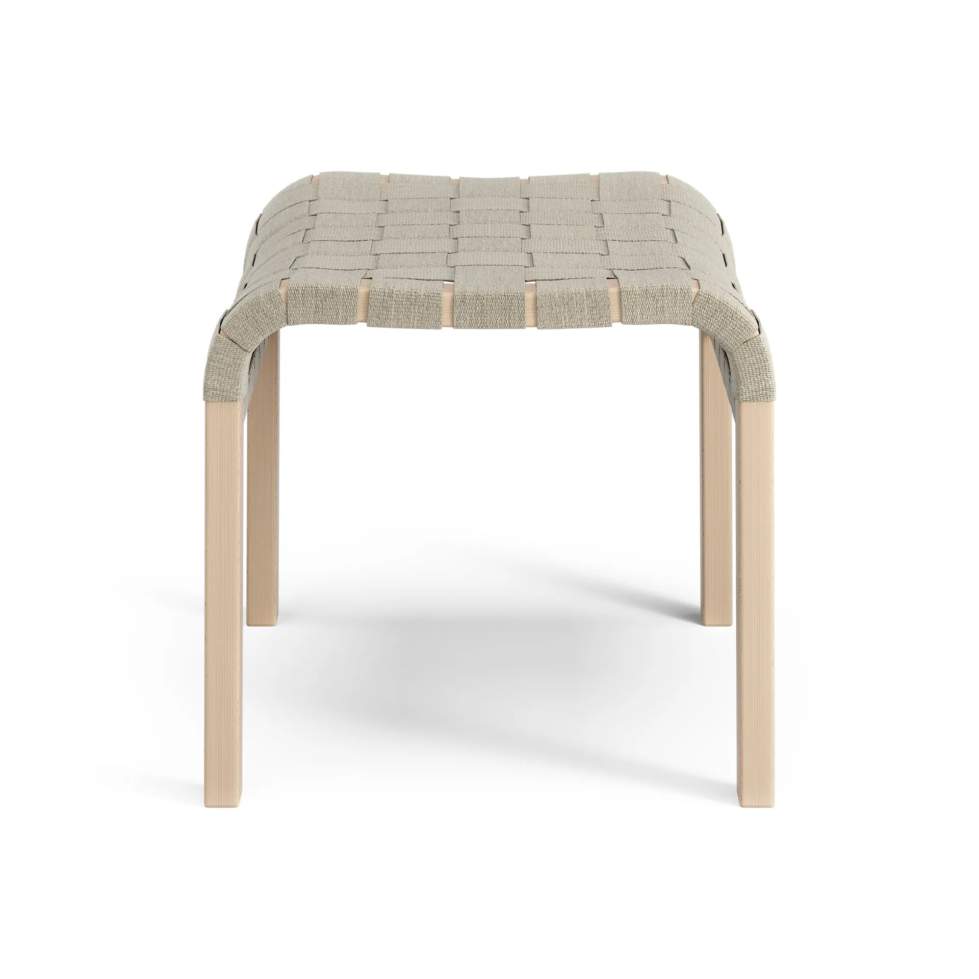 Repose-pieds Primo hêtre laqué, Nature Swedese