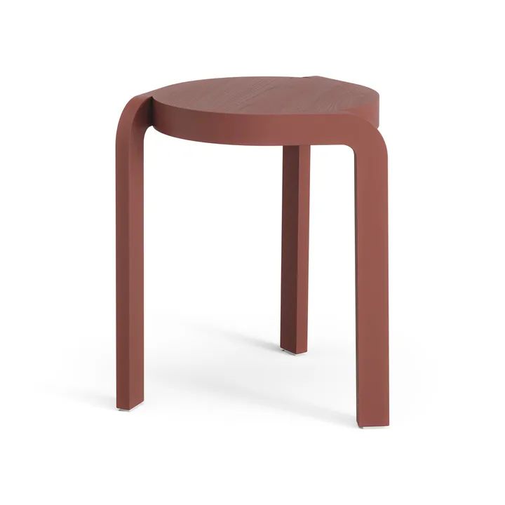 Spin tabouret rond H44 cm - Frêne-english red, Ø32x44 cm - Swedese