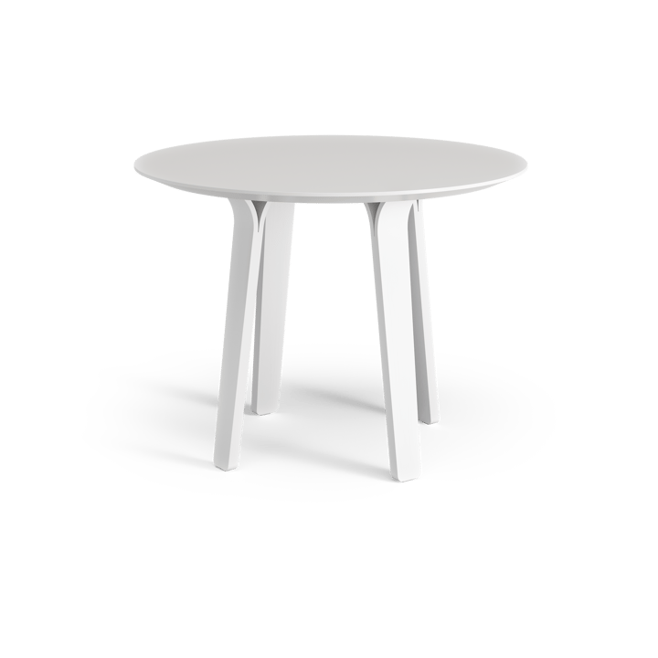 Table à manger Divido - blanc, ø95cm, pieds en frêne vernis blanc - Swedese