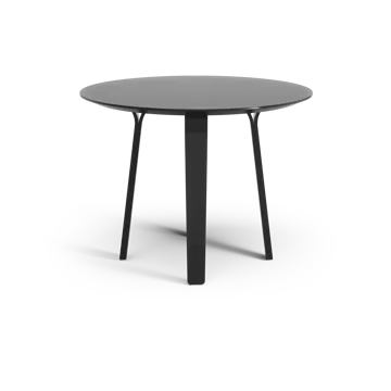 Table à manger Divido - frêne vernis noir, ø95cm - Swedese