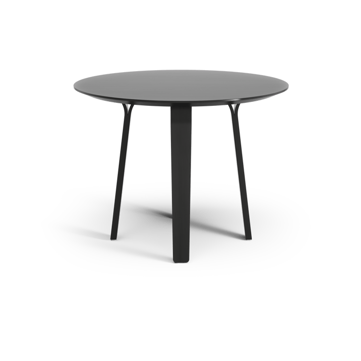 Table à manger Divido - frêne vernis noir, ø95cm - Swedese