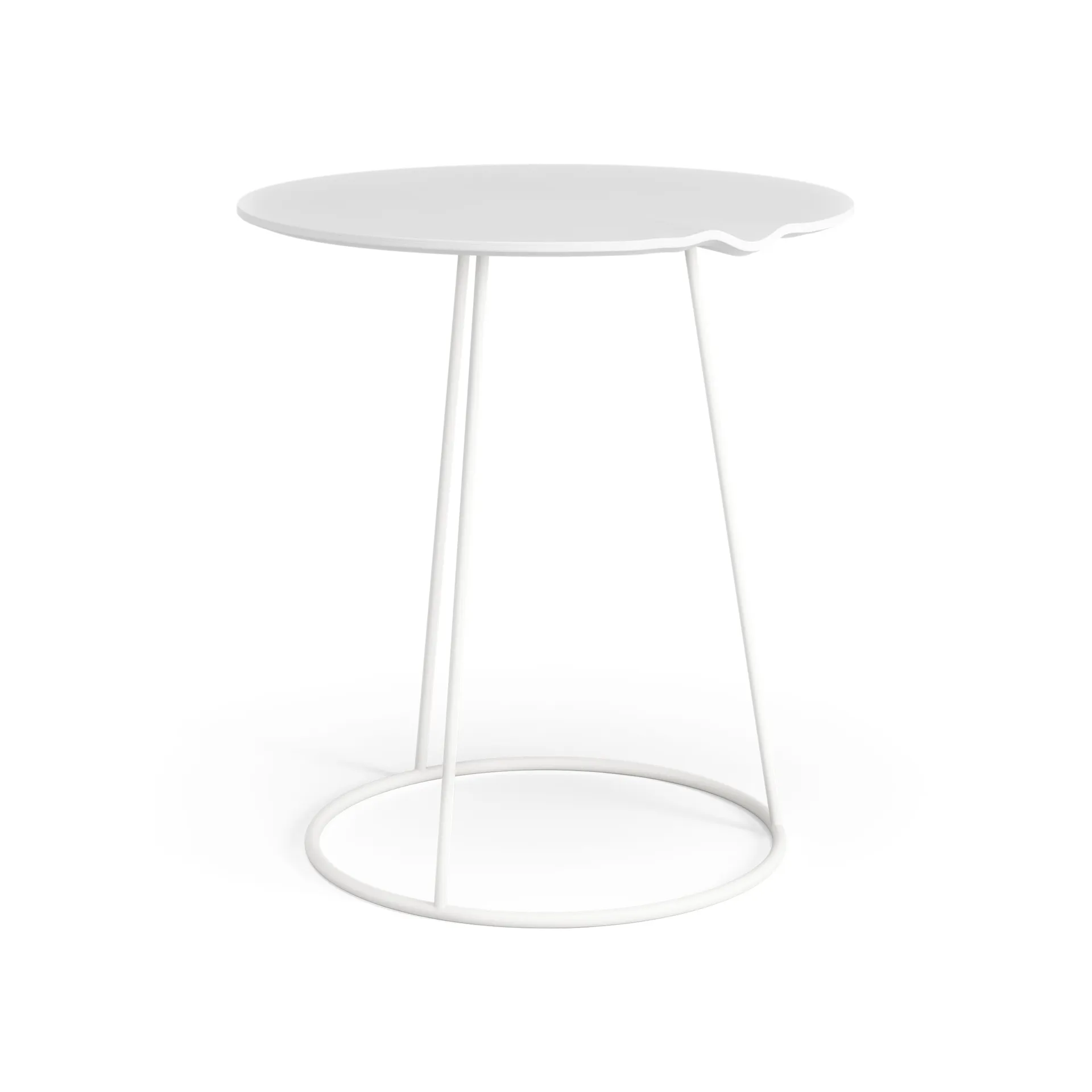 Table avec relief Breeze Ø46 cm, Blanc Swedese