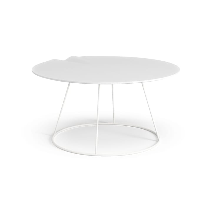 Table avec relief Breeze Ø80 cm, Blanc Swedese
