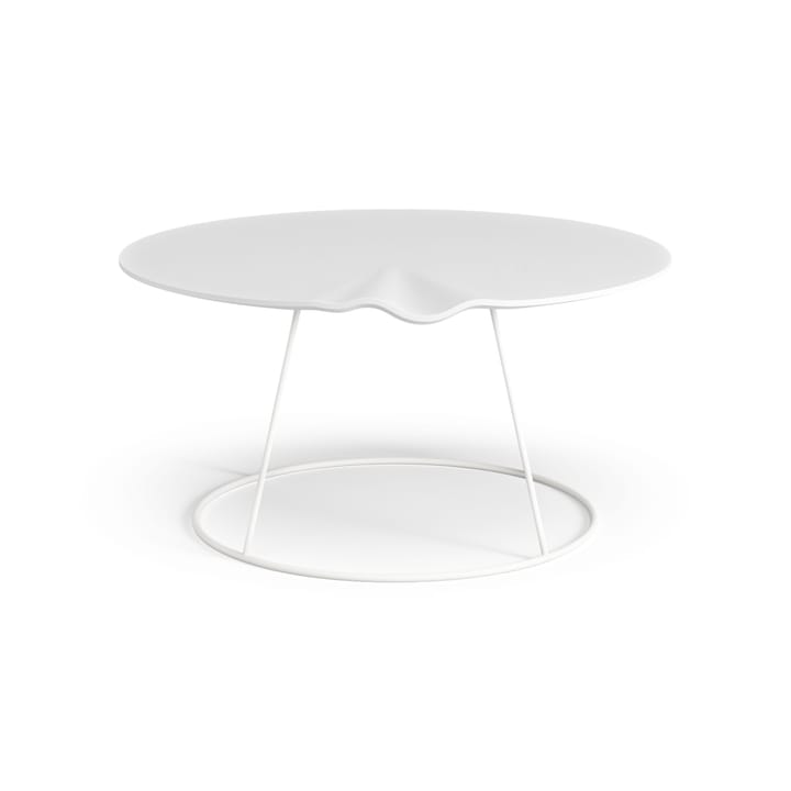 Table avec relief Breeze Ø80 cm, Blanc Swedese