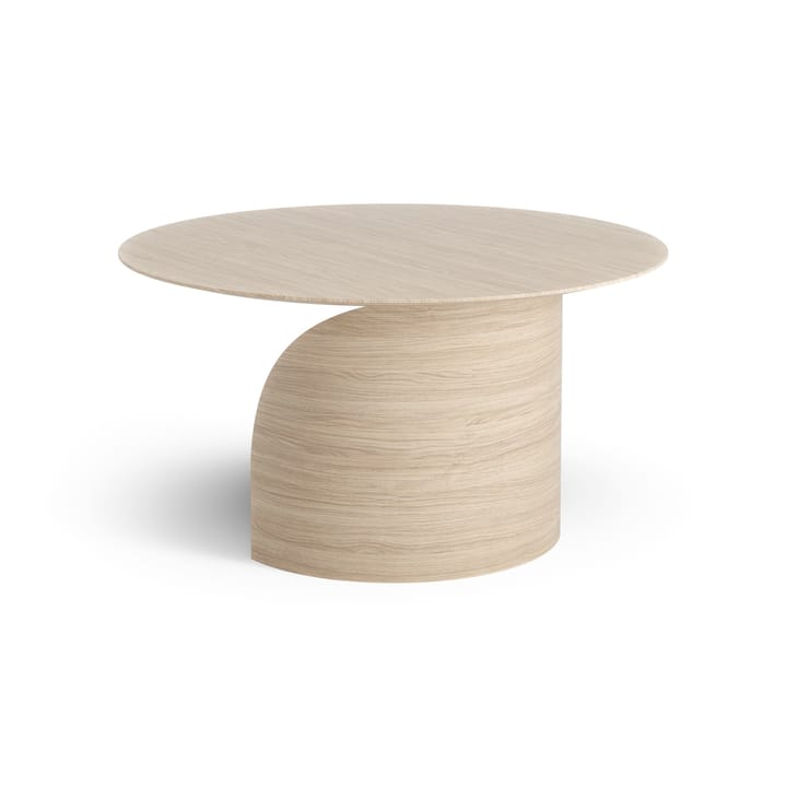 Table basse Savoa H45 cm - Chêne pigmenté blanc - Swedese