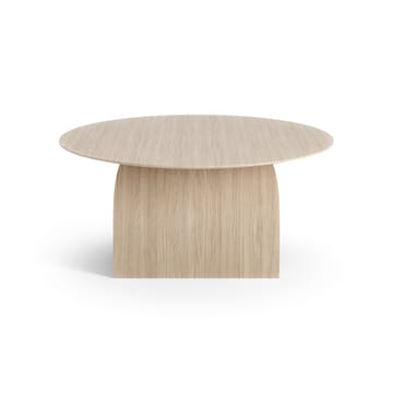 Table basse Savoa H45 cm - Chêne pigmenté blanc - Swedese