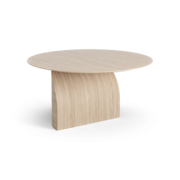 Table basse Savoa H45 cm - Chêne pigmenté blanc - Swedese