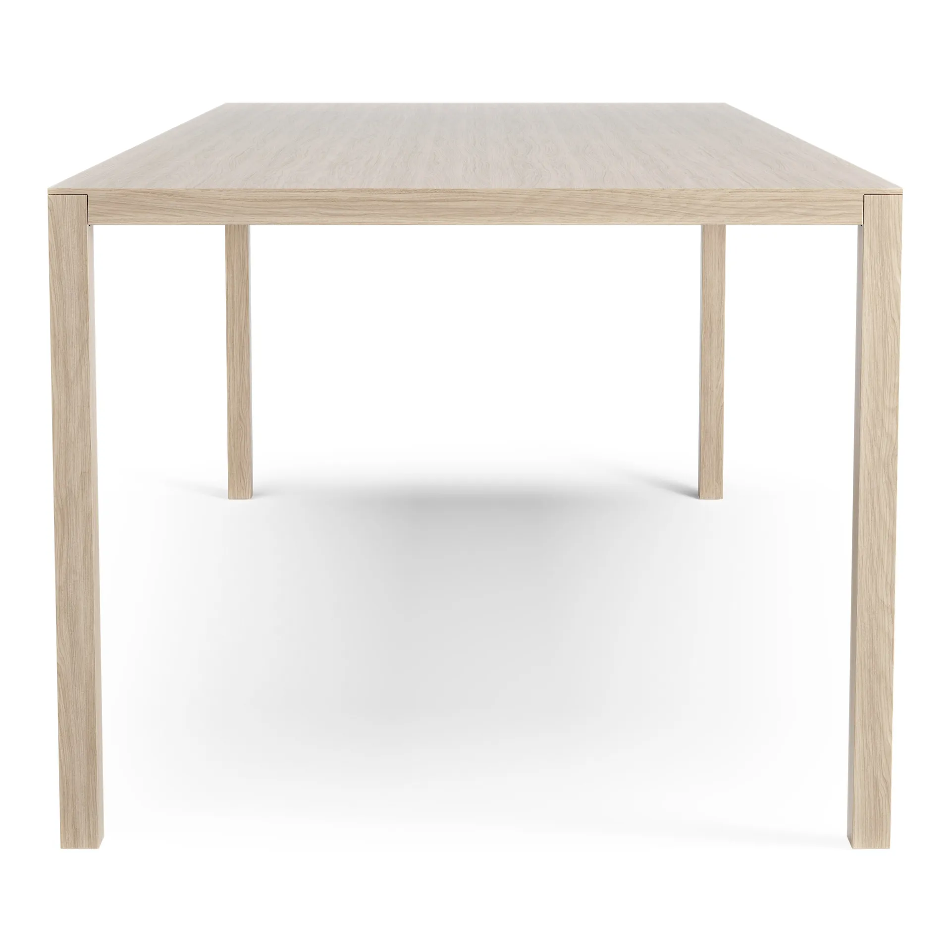 Table Bespoke 90x200 cm, Chêne pigmenté blanc Swedese