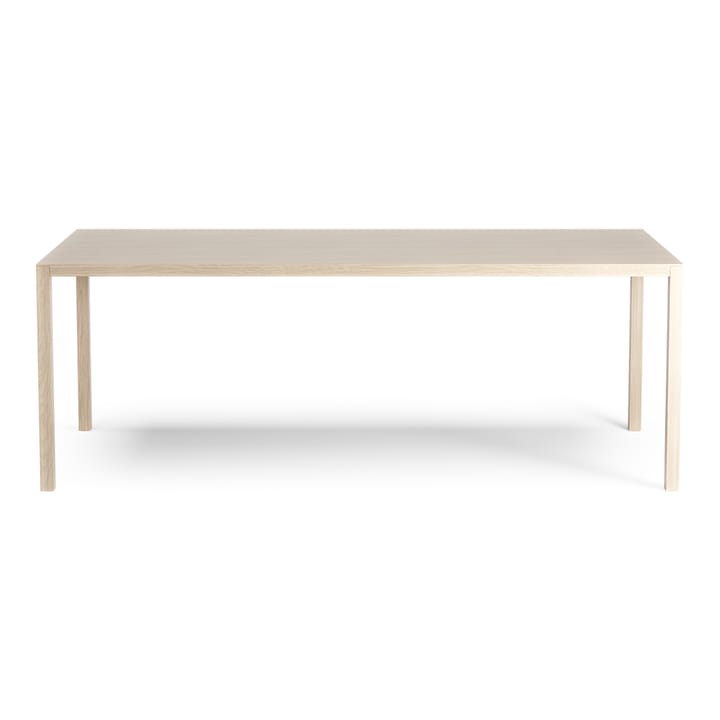 Table Bespoke 90x200 cm - Chêne pigmenté blanc - Swedese