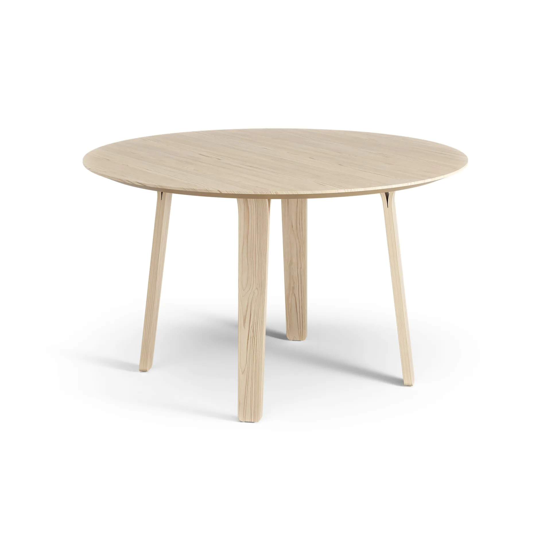 Table Divido Ø120 cm, Frêne laqué Swedese