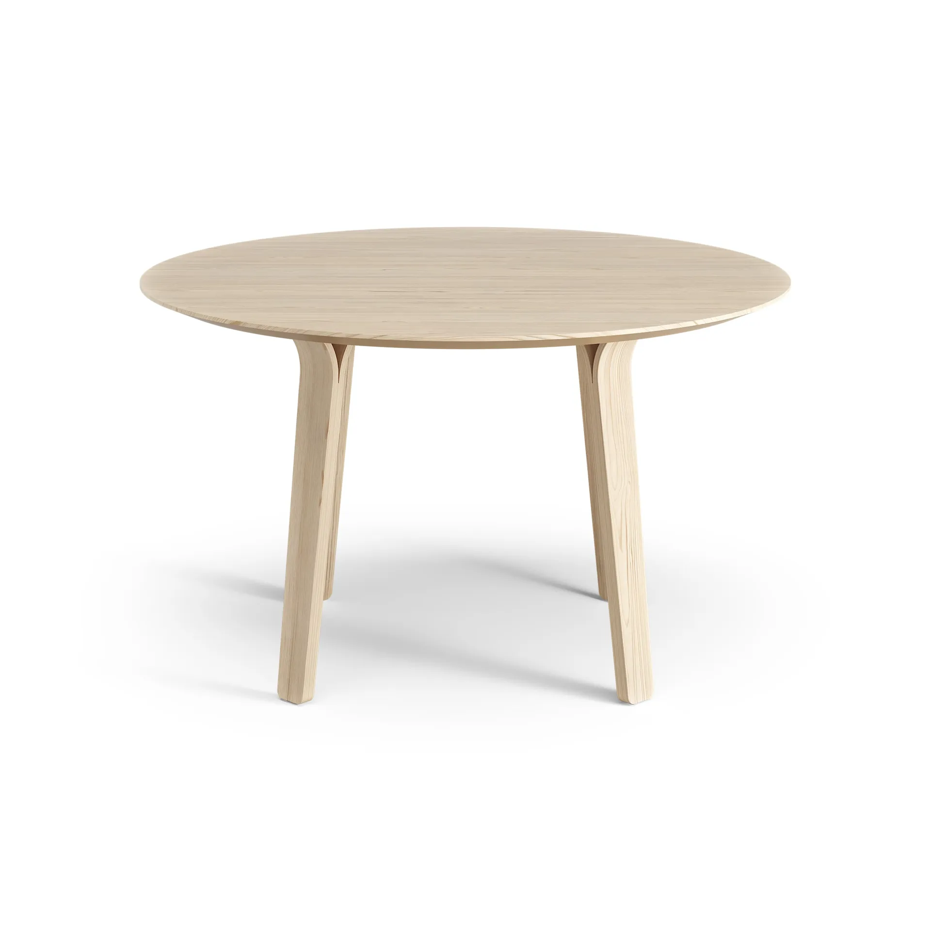 Table Divido Ø120 cm, Frêne laqué Swedese