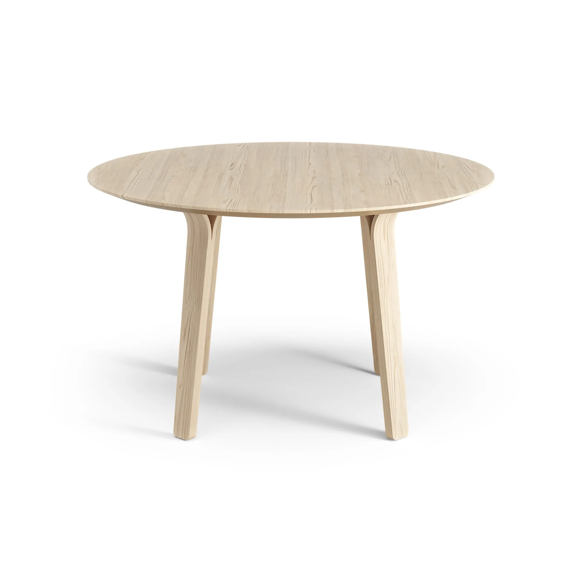 Table Divido Ø120 cm, Frêne laqué Swedese