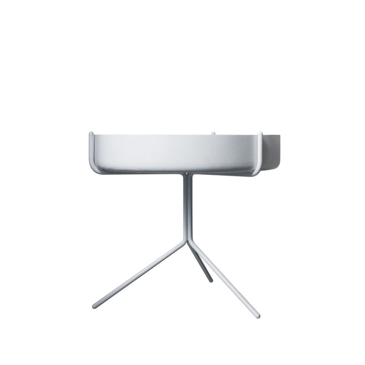 Table Drum - Vernis blanc-h.36cm-structure blanche - Swedese