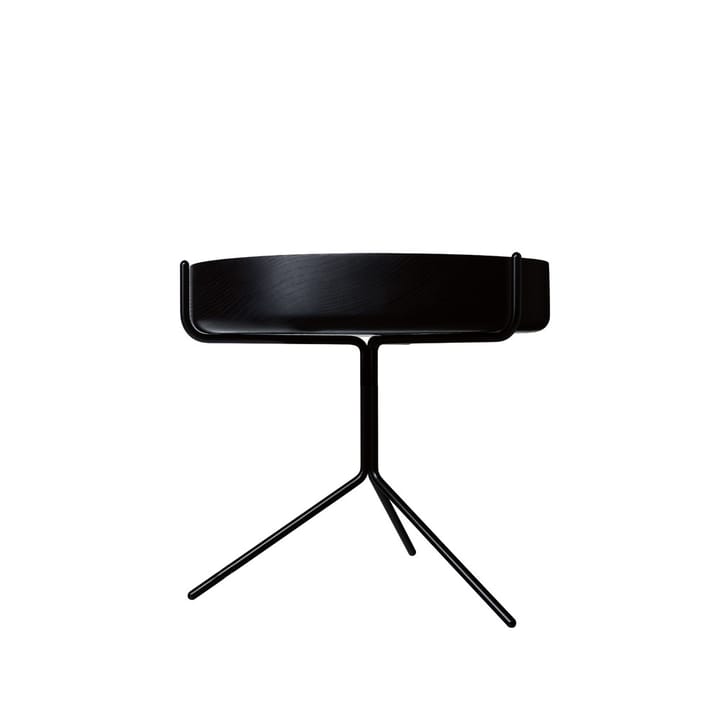 Table Drum - Vernis noir-h.36cm-structure noire - Swedese