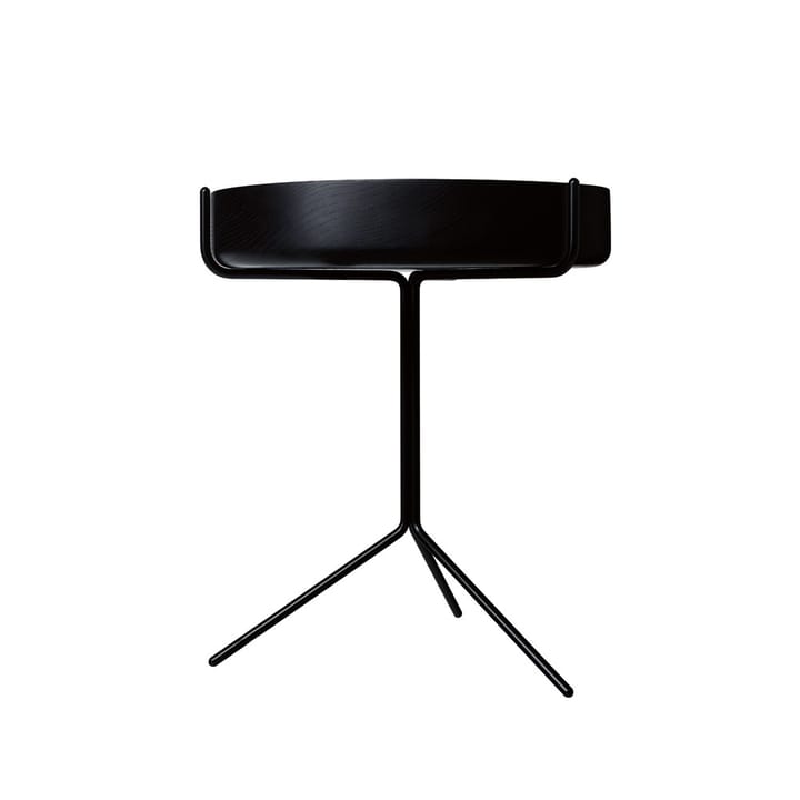 Table Drum - Vernis noir-h.46cm-structure noire - Swedese