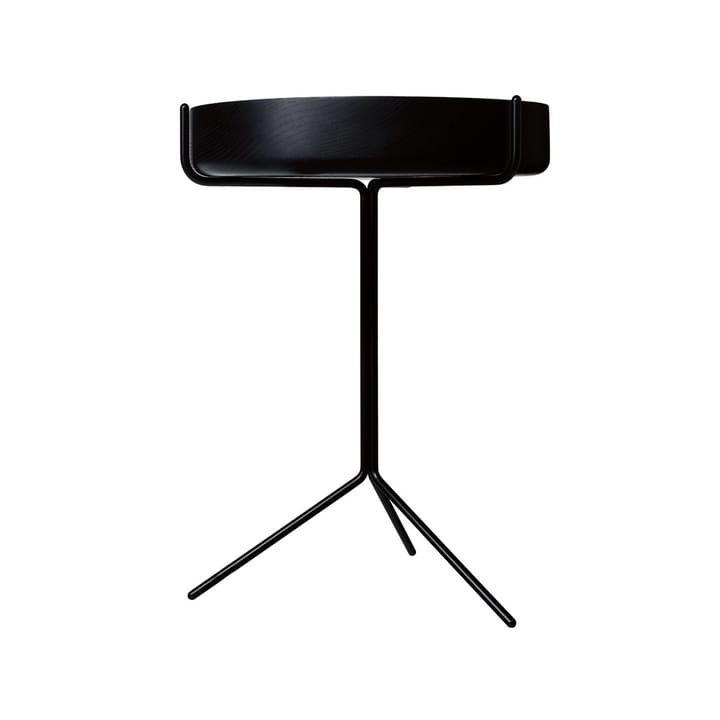 Table Drum - Vernis noir-h.56cm-structure noire - Swedese