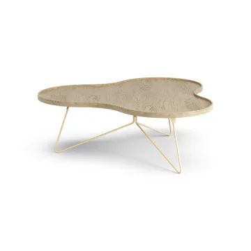 Table Flower mono 107x114 cm - H39 cm chêne laqué - Swedese
