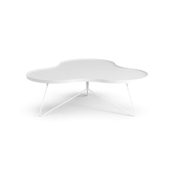 Table Flower mono 107x114 cm - H39 cm frêne laminé blanc - Swedese