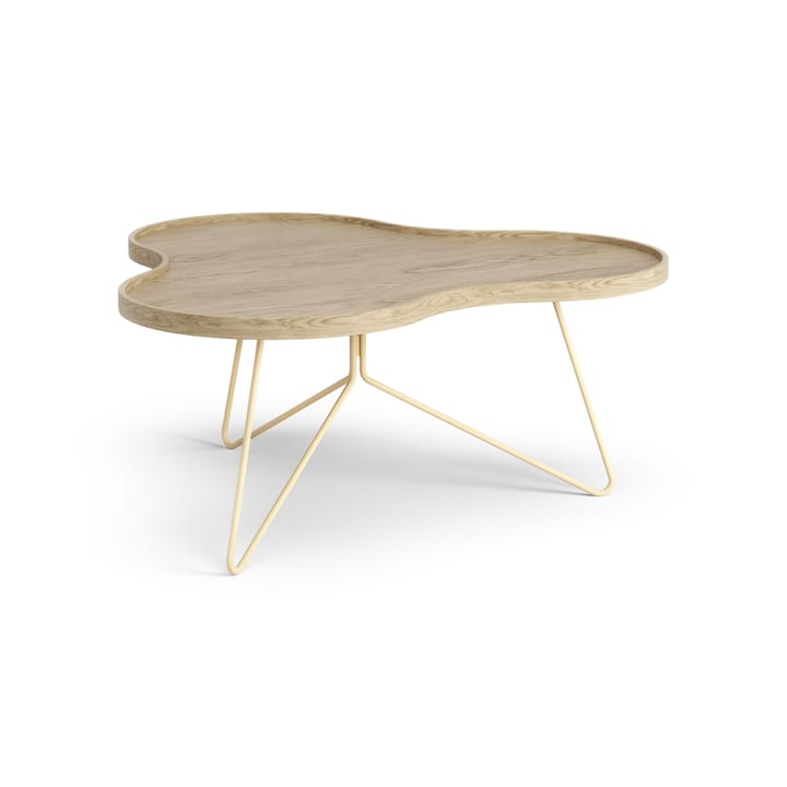 Table Flower mono 84x90 cm - H39 cm chêne laqué - Swedese