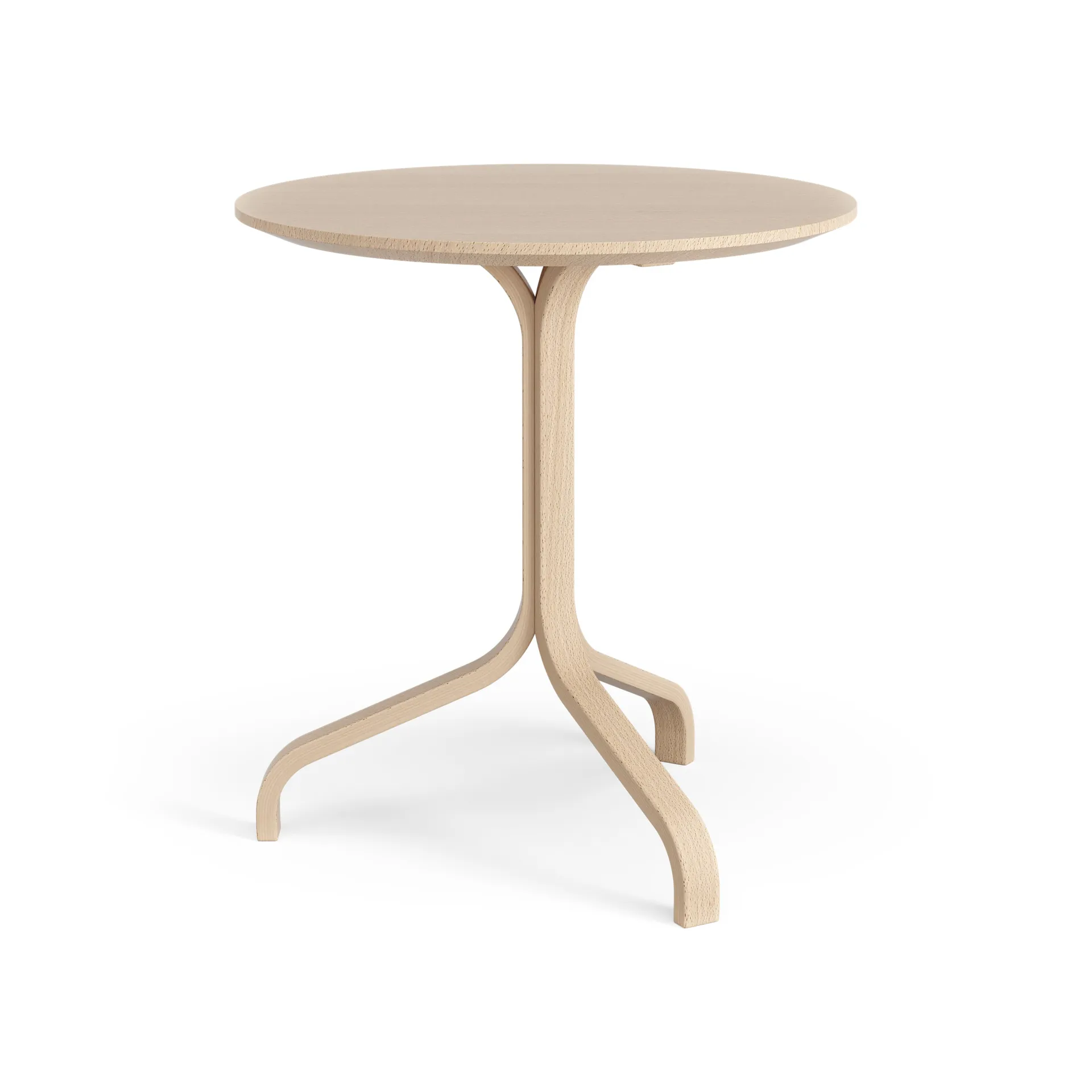 Table Lamino Ø46x49 cm, hêtre laqué Swedese