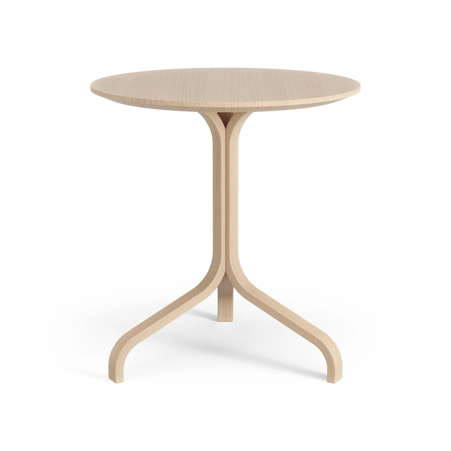 Table Lamino Ø46x49 cm, hêtre laqué Swedese