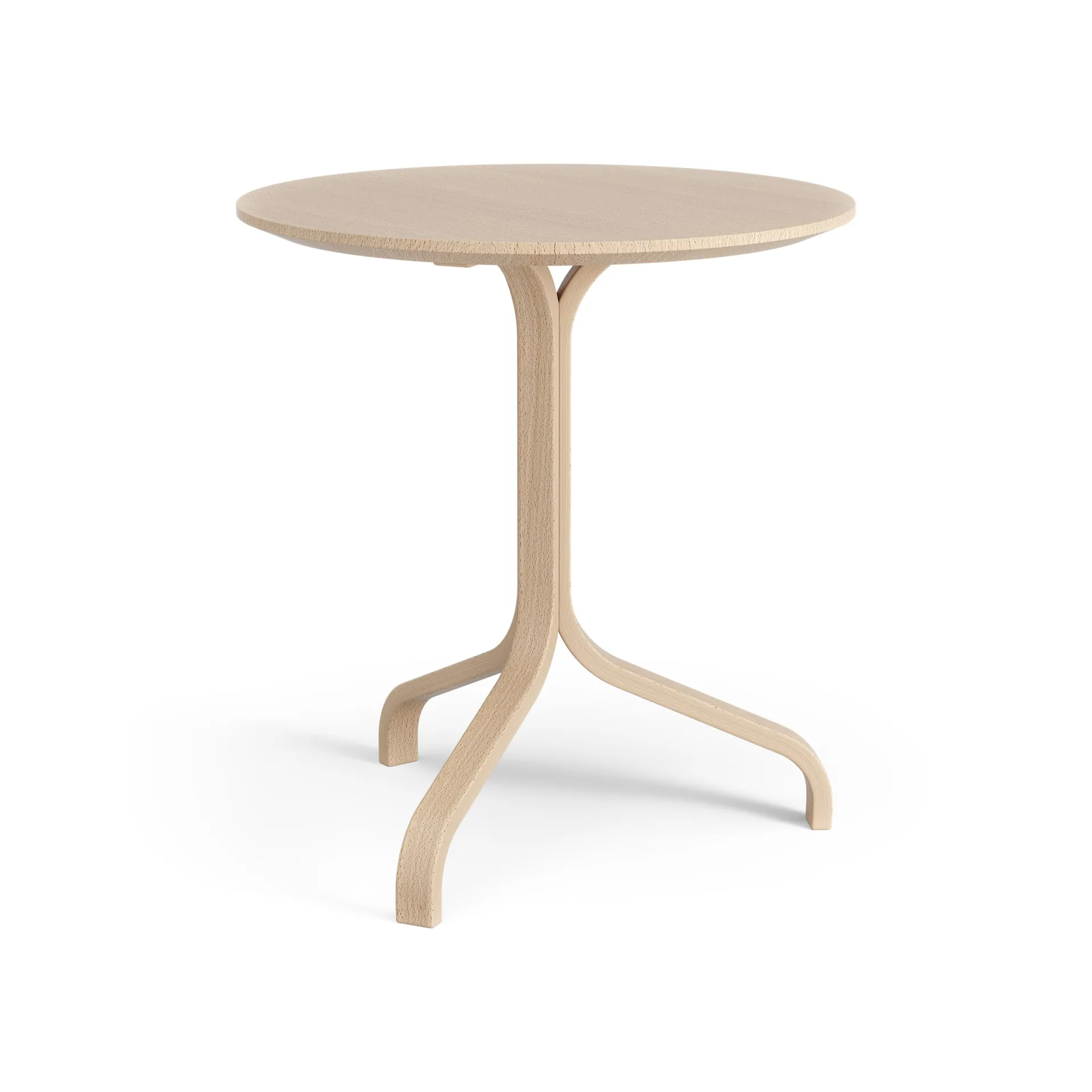 Table Lamino Ø46x49 cm, hêtre laqué Swedese