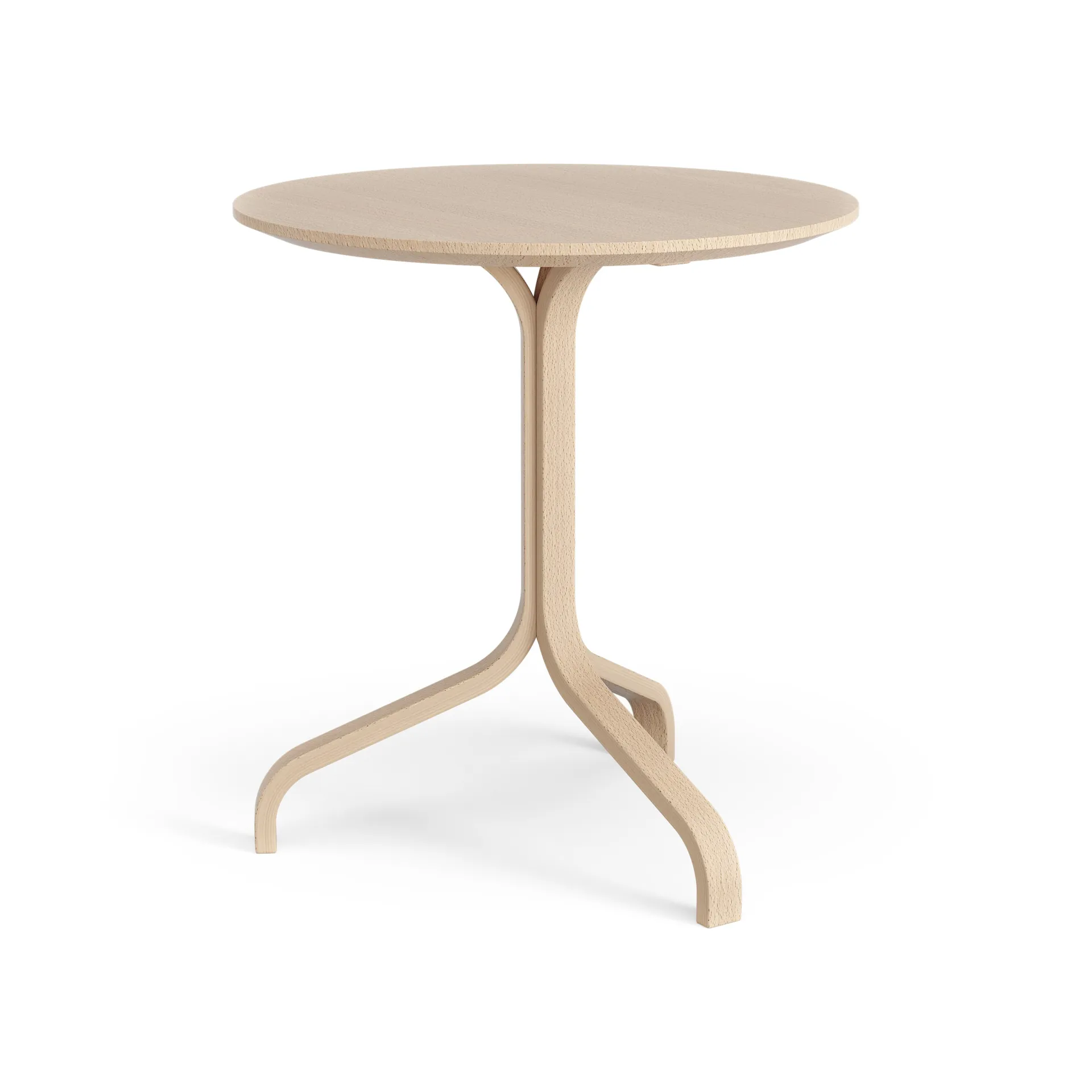 Table Lamino Ø46x49 cm, hêtre laqué Swedese