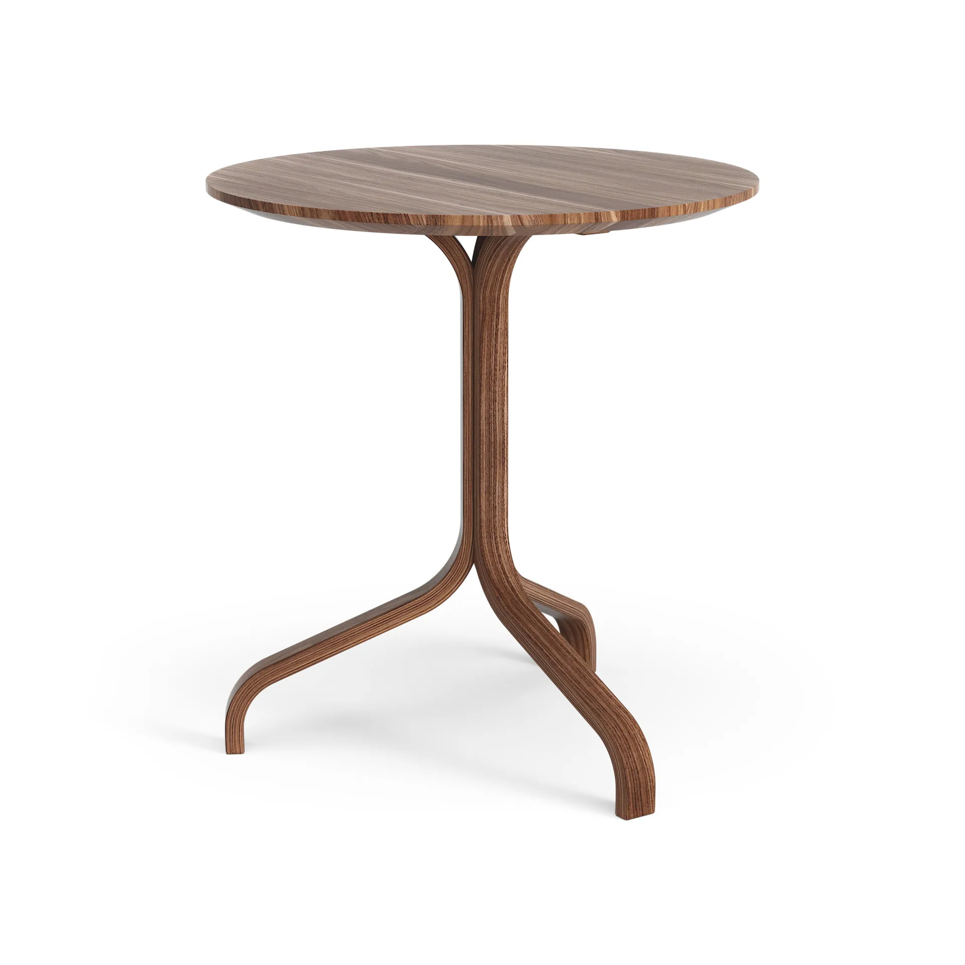 Table Lamino Ø46x49 cm, Noyer huilé Swedese