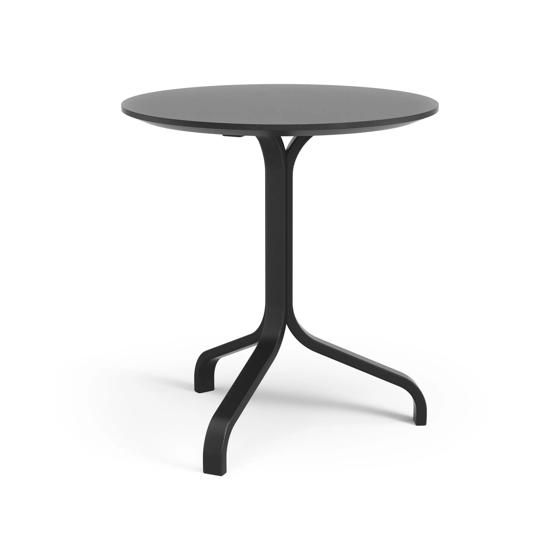 Table Lamino 49 cm, hêtre taché de noir Swedese