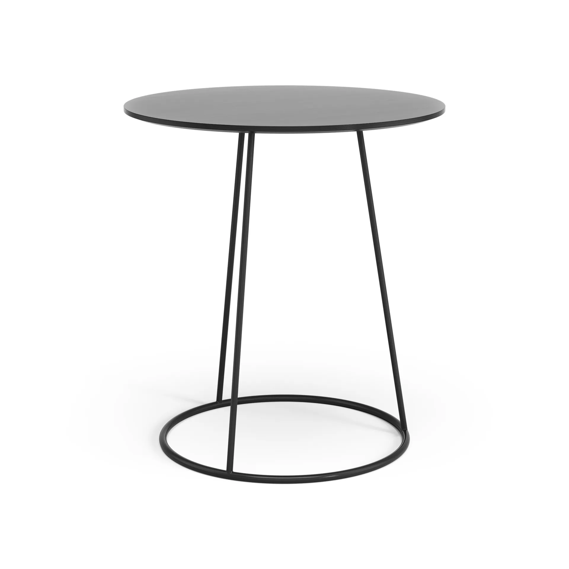 Table lisse Breeze Ø46 cm, Noir Swedese