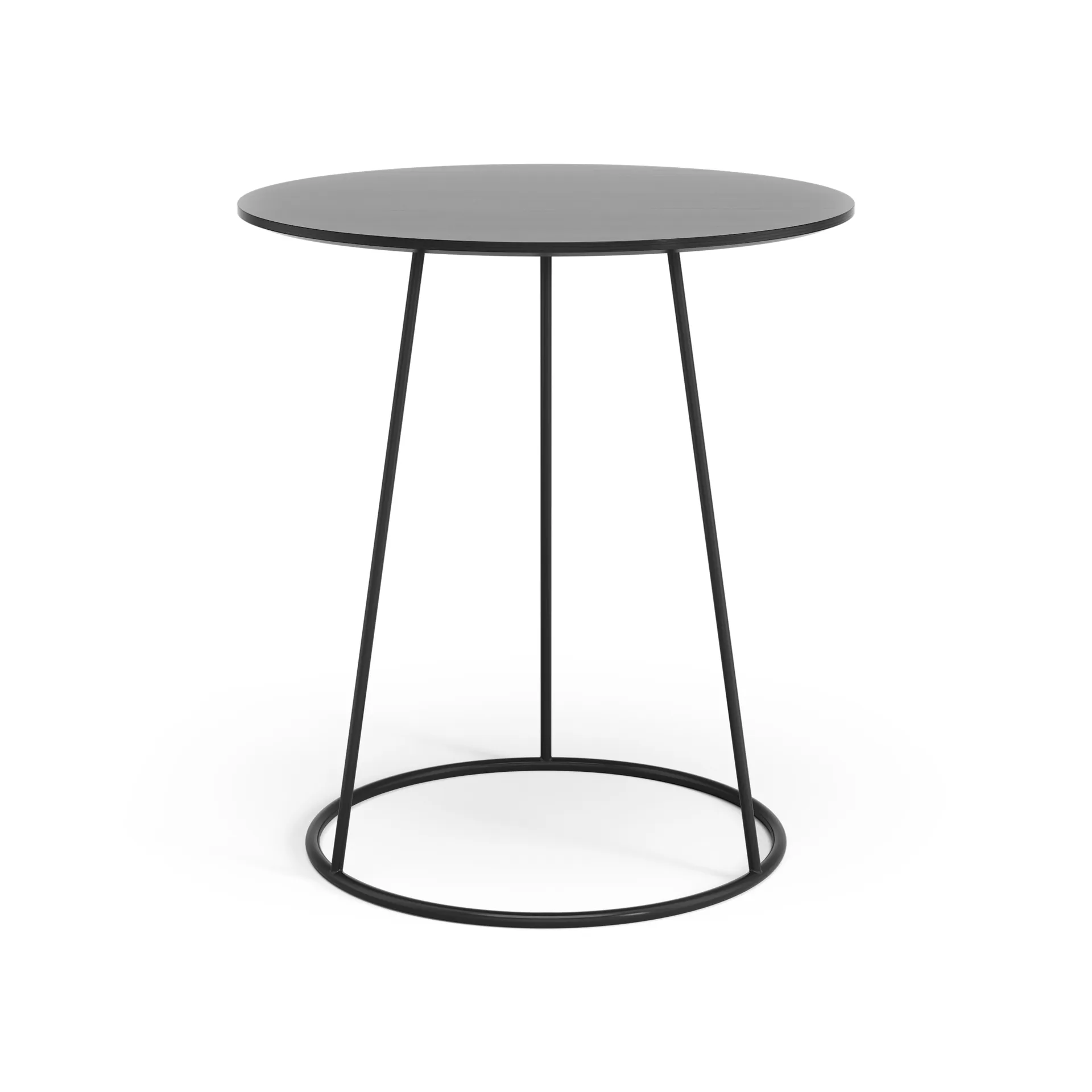 Table lisse Breeze Ø46 cm, Noir Swedese