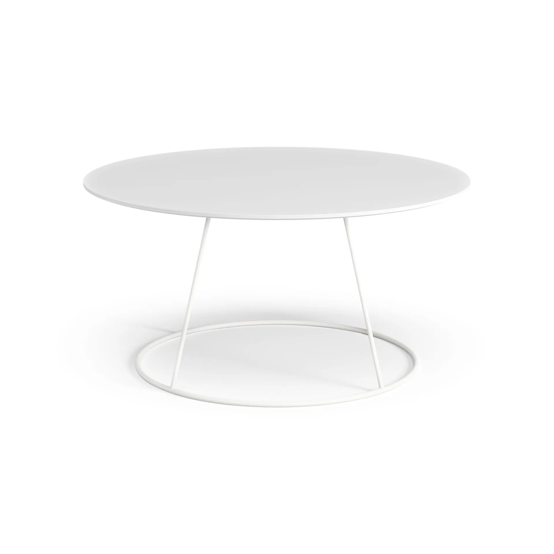 Table lisse Breeze Ø80 cm, Blanc Swedese