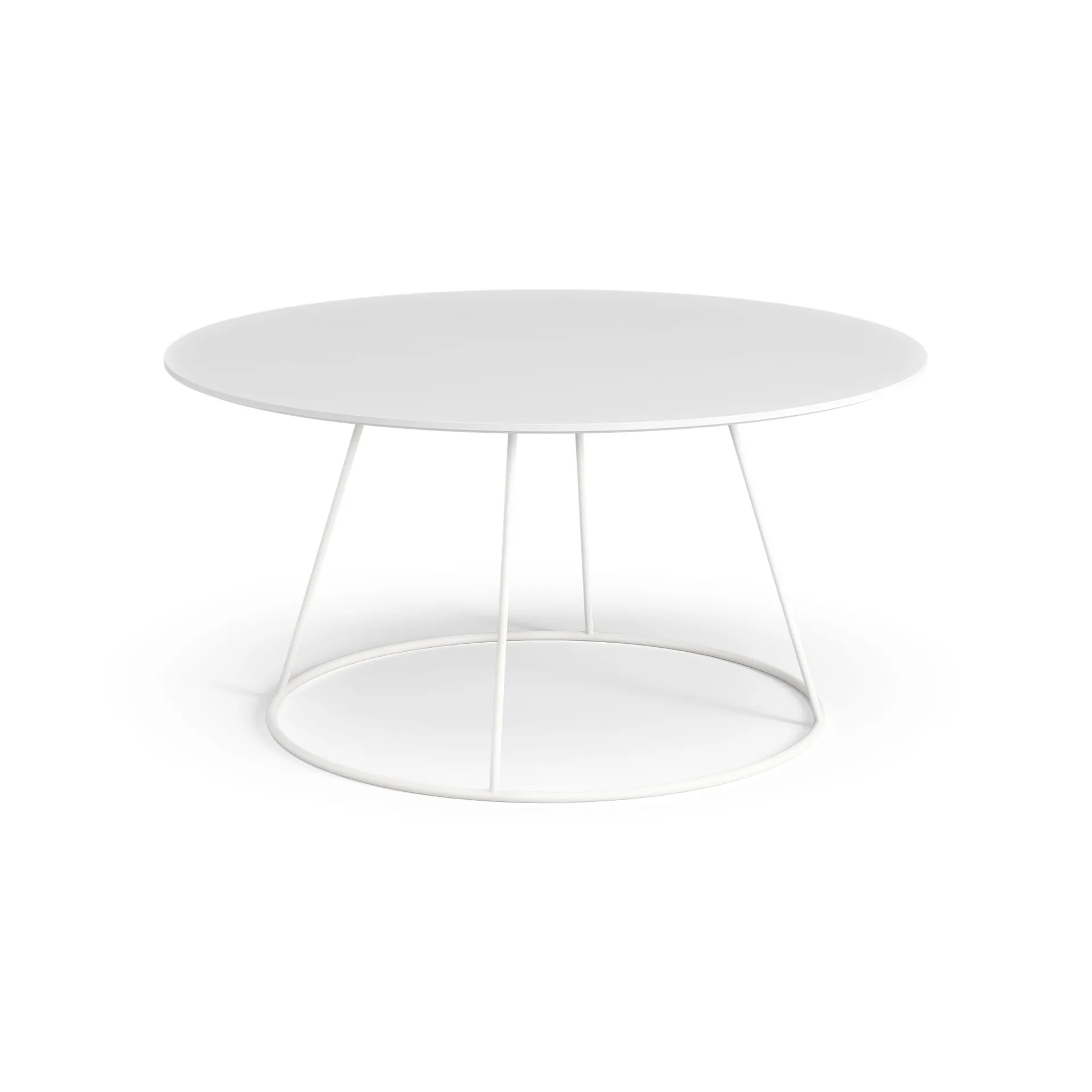 Table lisse Breeze Ø80 cm, Blanc Swedese