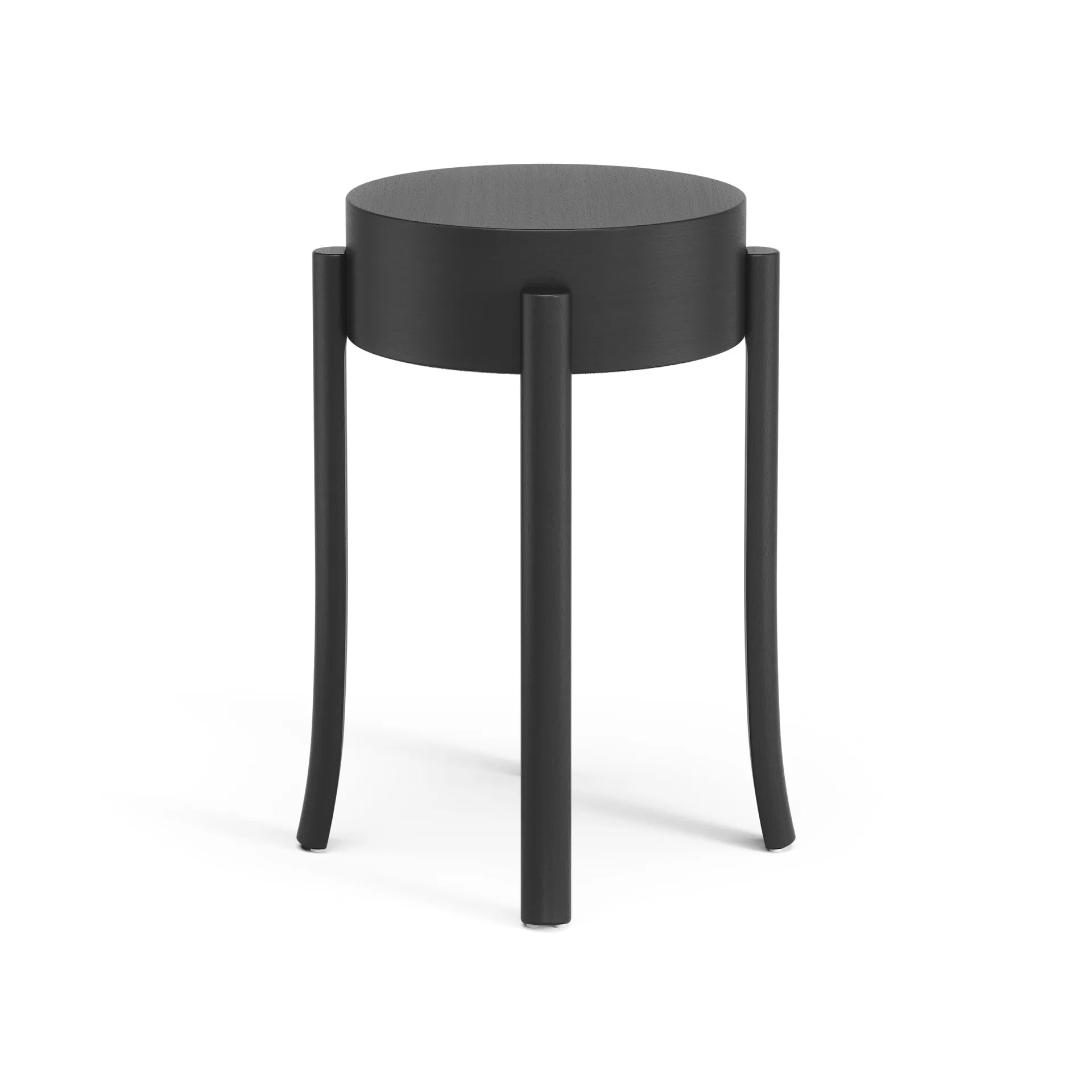 Tabouret Avavick, Bouleau-noir teinté Swedese