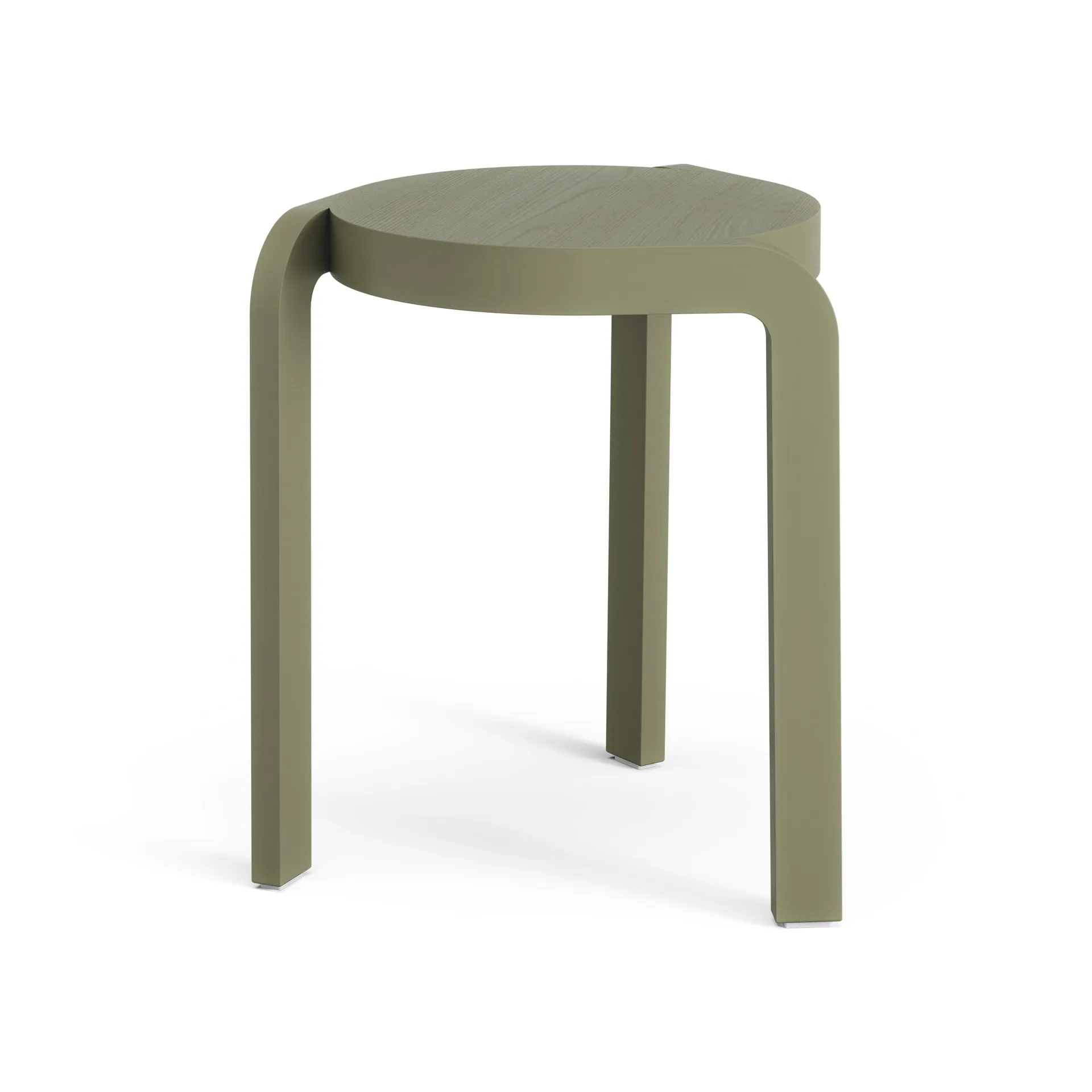 Tabouret Spin H44 cm, Frêne-moss green Swedese