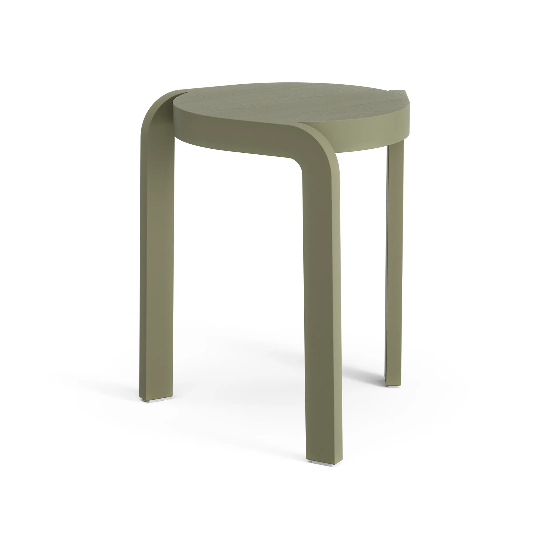 Tabouret Spin H44 cm, Frêne-moss green Swedese