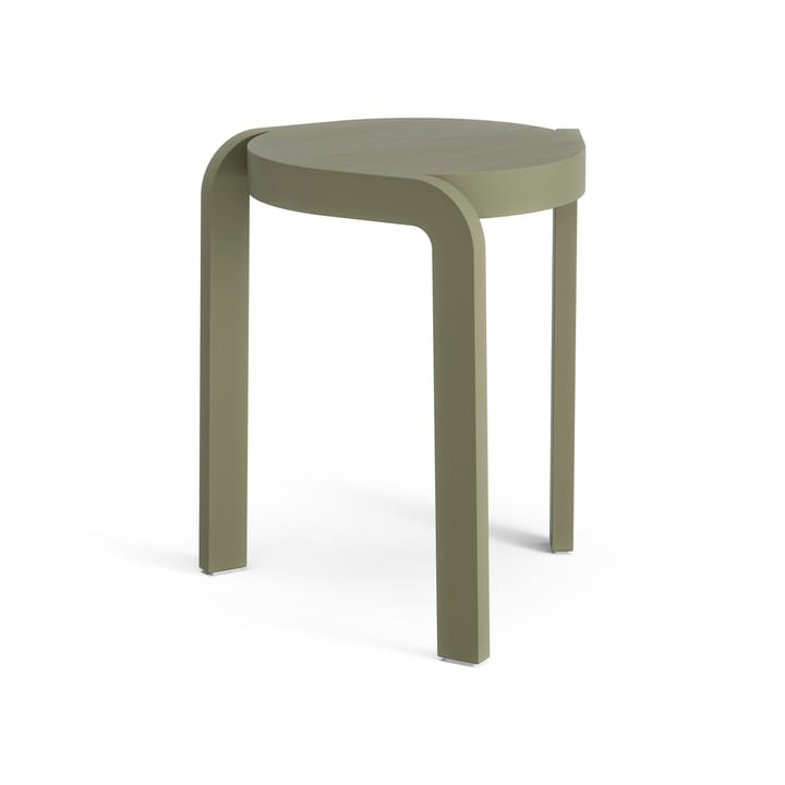 Tabouret Spin H44 cm - Frêne-moss green - Swedese