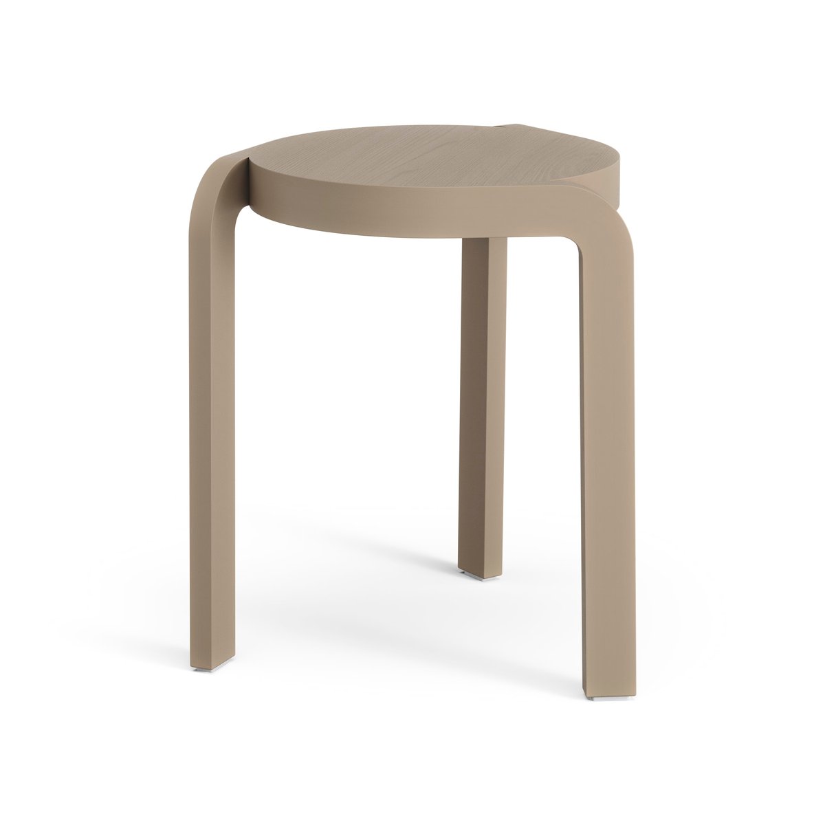 Swedese Tabouret Spin H44 cm Frêne-nutmeg | Design Scandinave | Tabourets | Marron